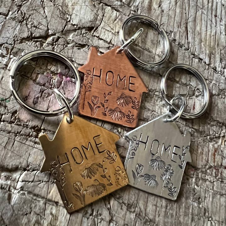 Llavero estampado floral para el hogar para venta al por mayor de Rising Dawn Boutique