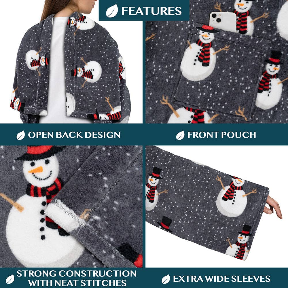 Pavilia - Vendita all'ingrosso Plaid - Coperta con maniche - Tasca applicata189