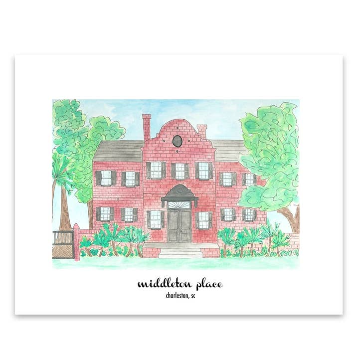 Impressão Middleton Place por atacado de Island Haus Co