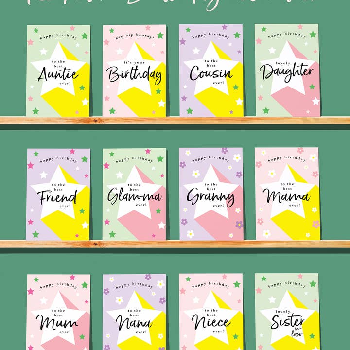 Michelle Fiedler Design - Wholesale Birthday Card - Rockstar Daughter Birthday1