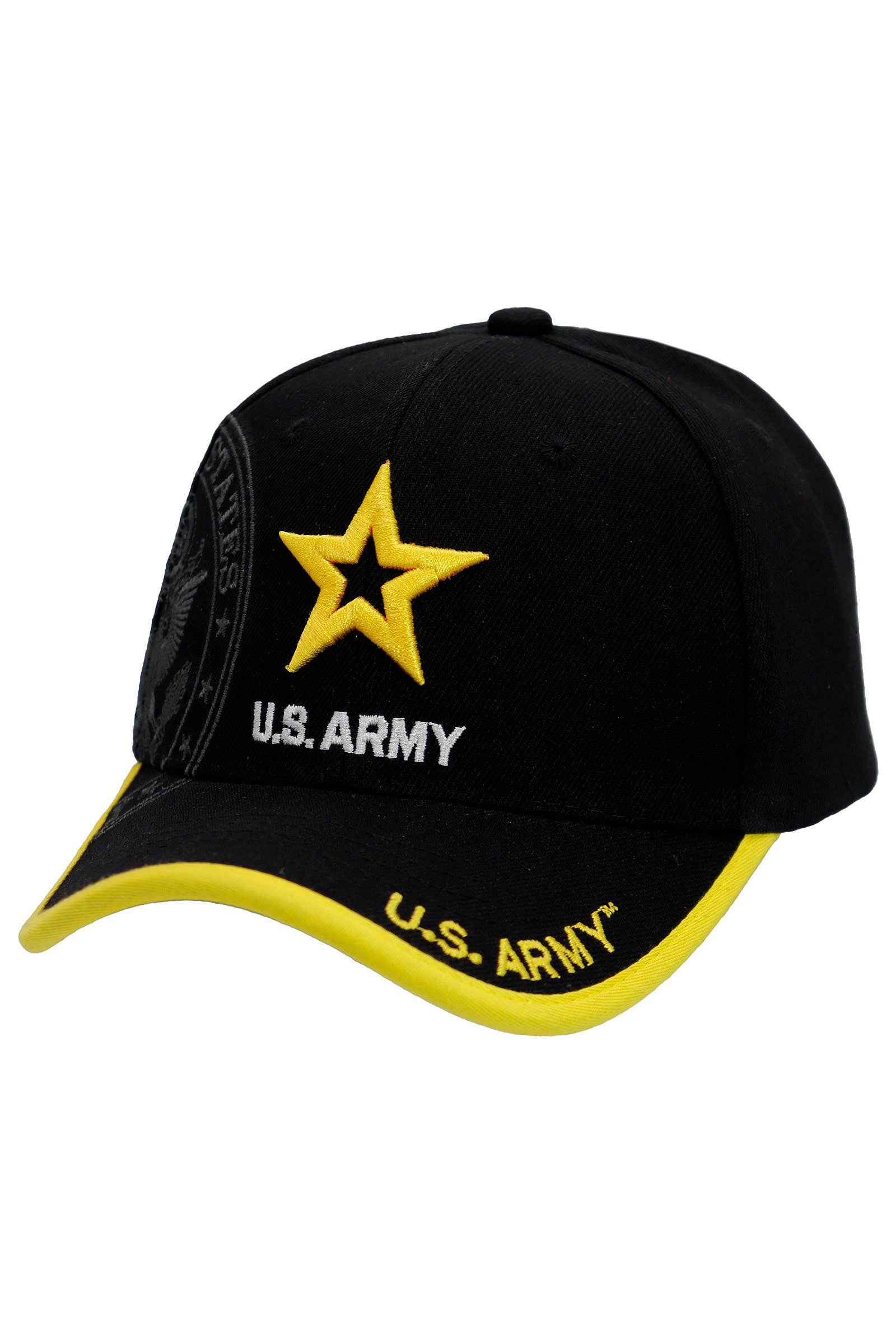 Cap Zone - Venta al por mayor Gorra de béisbol - Unisex - Gorra de béisbol con licencia del logotipo de estrella del Ejército de EE. UU.8