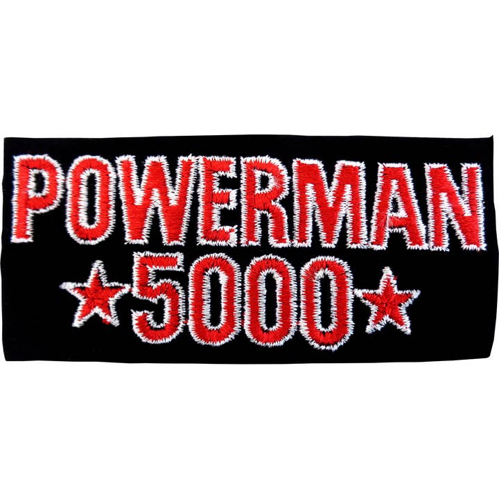 Patch - Powerman 5000 - Groupe de musique heavy metal VINTAGE années 1990 pour la vente par Square Deal Recordings & Supplies