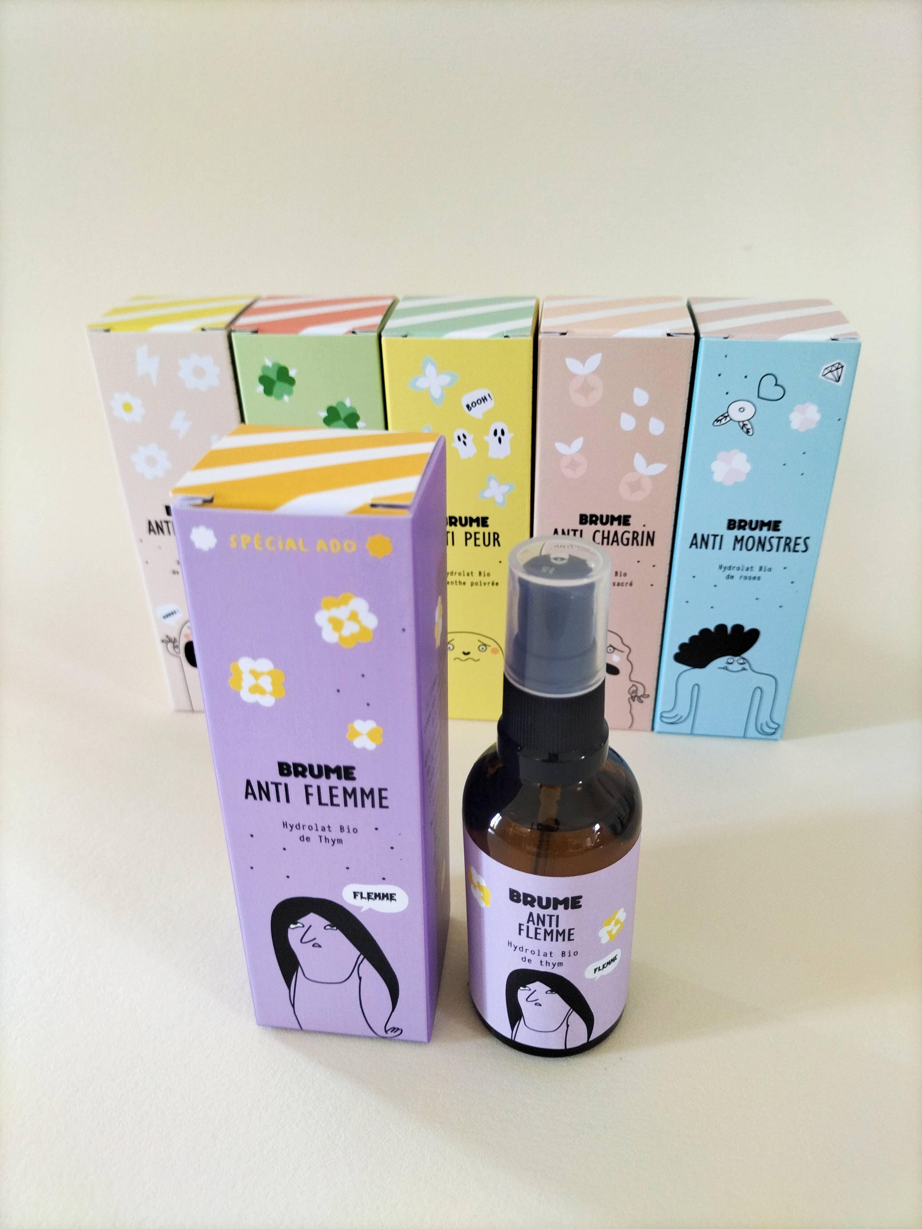 Pamela Loops - Wholesale Kamer- en linnenspray - Brume anti-moeheid voor tieners met biologische tijmhydrolysaat10