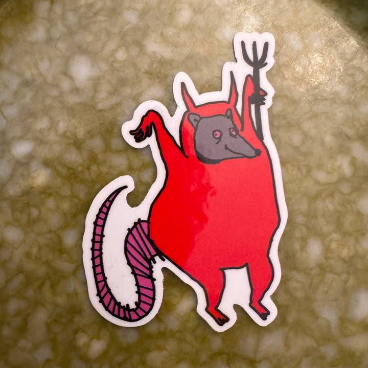 Devil Rat Sticker for wholesale by VERYUSUAL