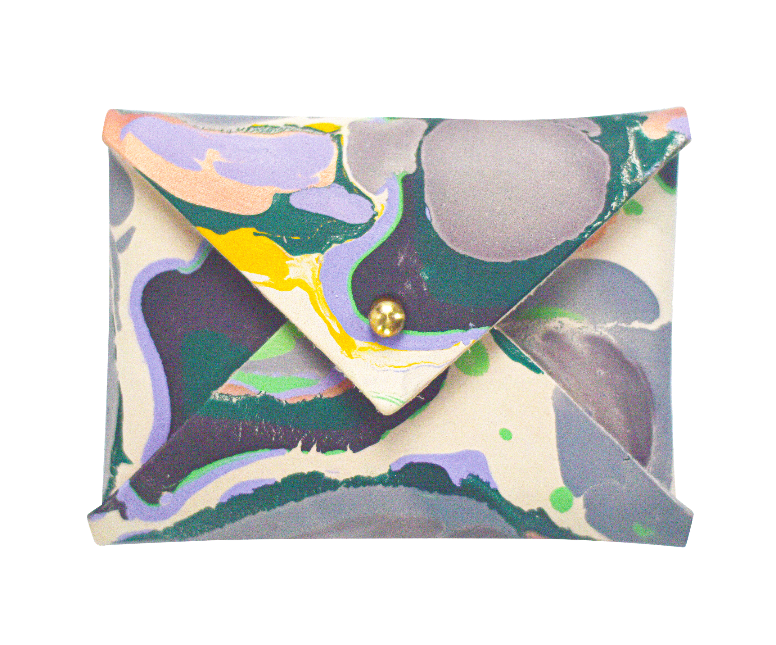 Leather Needle Thread - Wholesale DIY Craft Kit - MARBLE YOUR MINI ENVELOPE WALLET KIT1