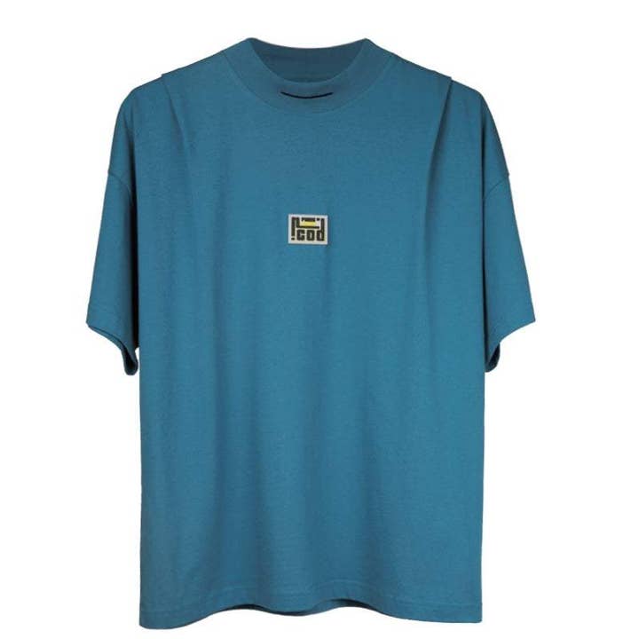 Call Me By My Name T-shirt Blue for wholesale by NJ.COD Paris