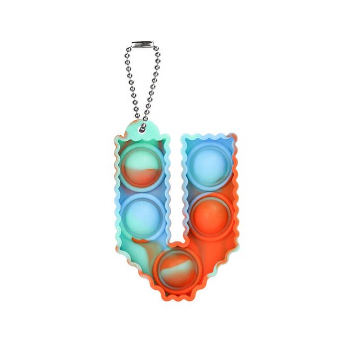 Fidget Toys Plus – wholesale Keychain – Unisex – Letter Keychain Popper17