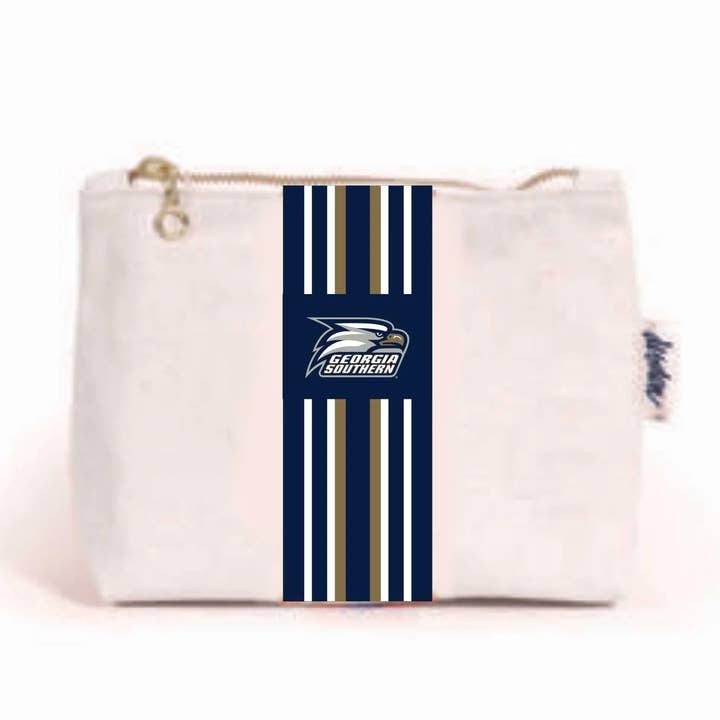 Small canvas pouch - Georgia Southern for wholesale by Desden