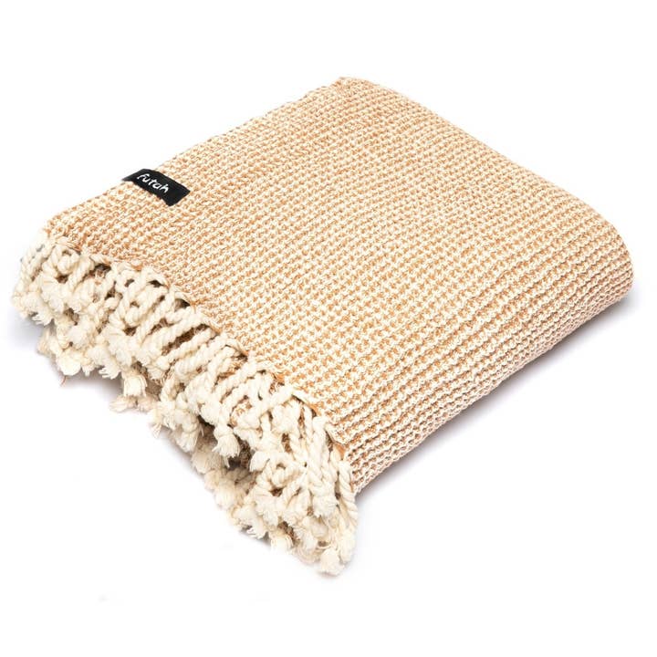 Ericeira Blanket Mocha for wholesale by Futah