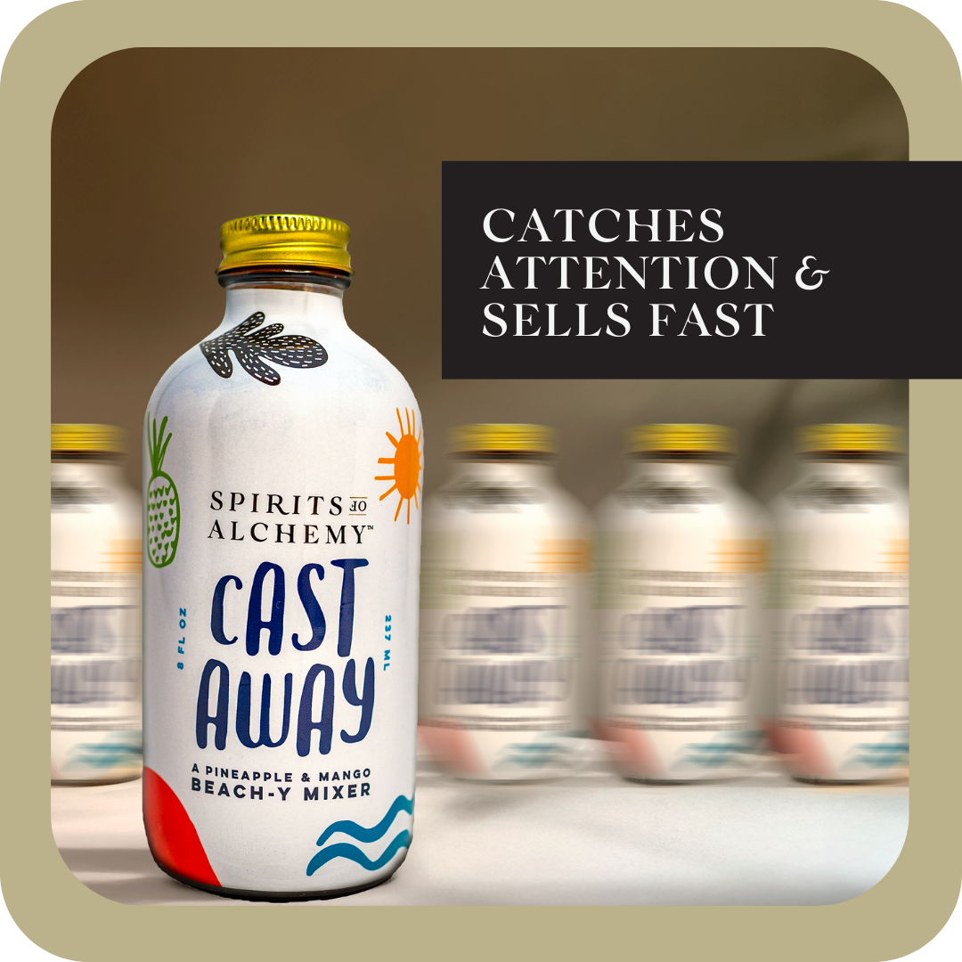 Spirits of Alchemy - Wholesale Cocktail Mix/Syrup - Cast Away | Margarita Cocktail Mixer | Mocktail | Gift3
