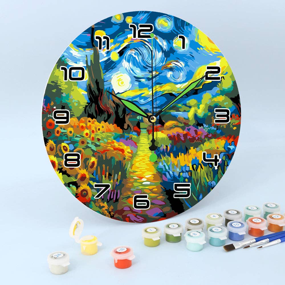 Paint Your Numbers – Engroshandel DIY-hobbysæt – Mal Øjeblikket – Stjernehave Urkit8