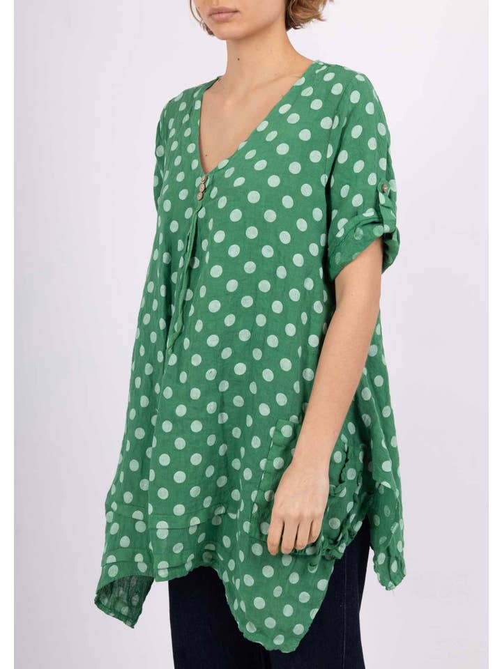 LINEN & COTTON HOUSE - Wholesale Tunic - Women's - UNIQUE WEIGHT 4009 IN 100% LINEN