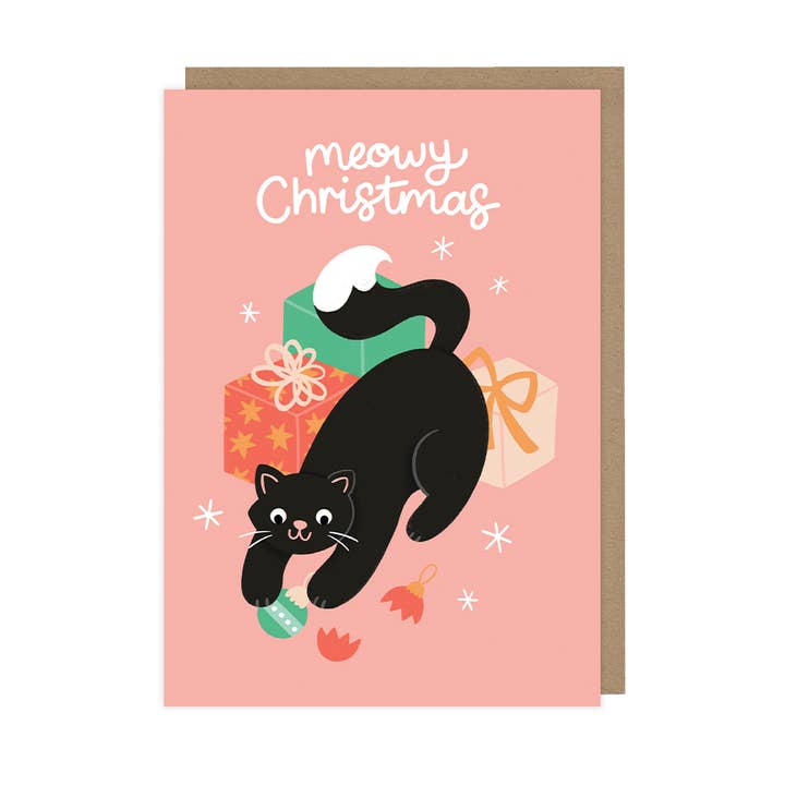 Hopscotch Paper Co. - Wholesale Christmas Card - Naughty Christmas Cats, Boxed Christmas Card Packs