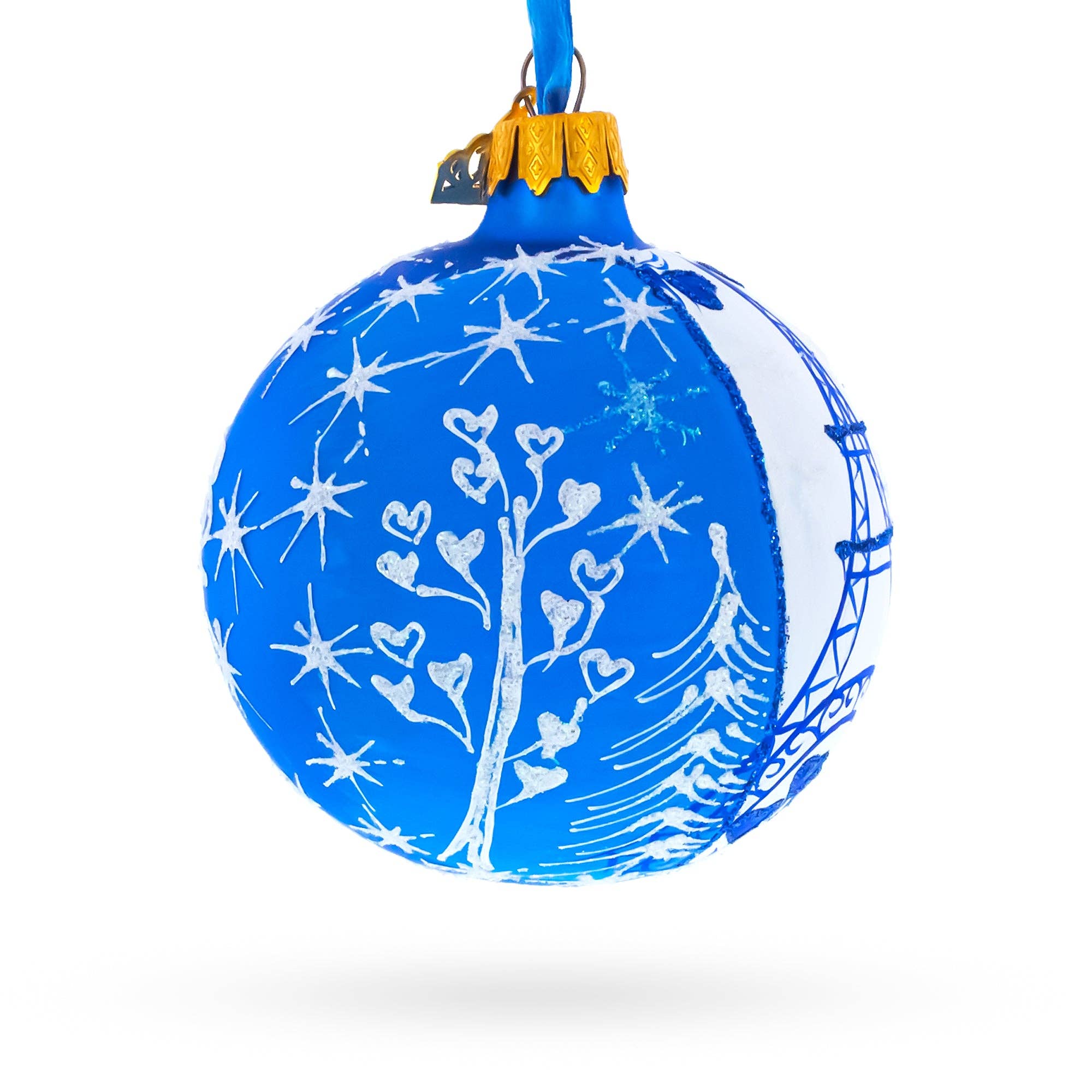 BestPysanky – wholesale Prydnad – Eiffeltornet, Paris, Frankrike Glasprydnad3