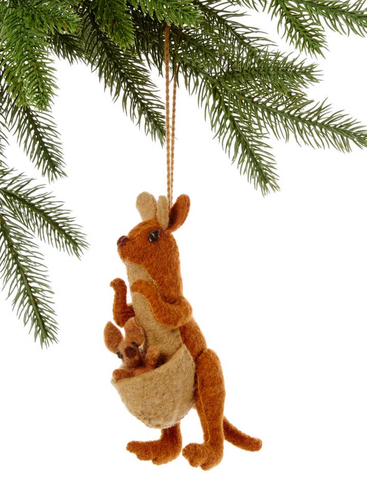 Kangaroo Ornament for wholesale by Silk Road Bazaar