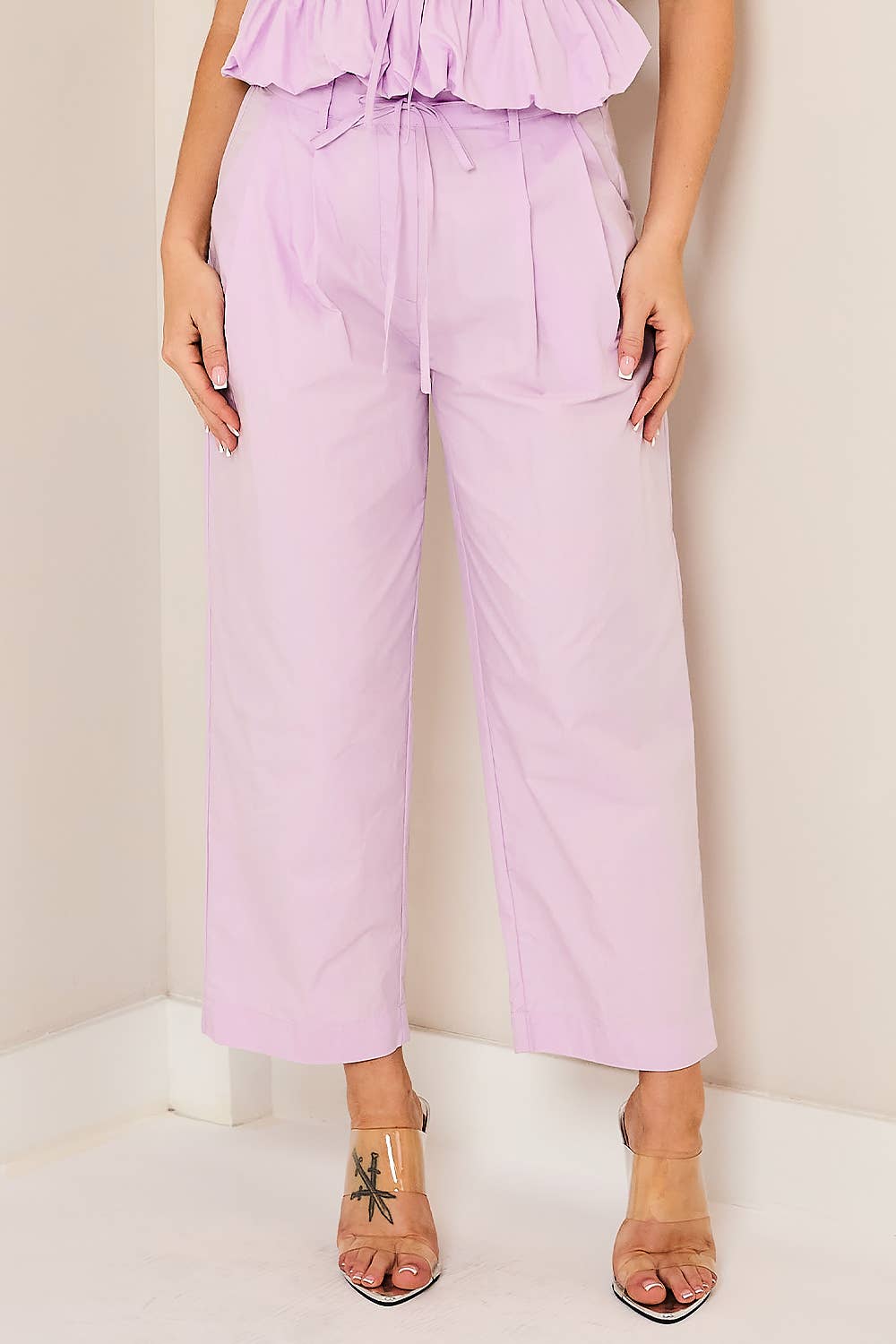 Her Bottari - Wholesale Pants - Women's - BP2771_Straight Double Pintuck Pants ONLY1