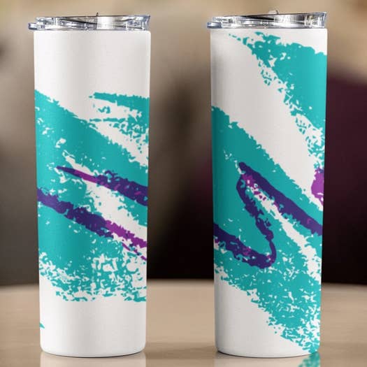 Retro cup design 20oz tumbler for wholesale by Creations by Trudy