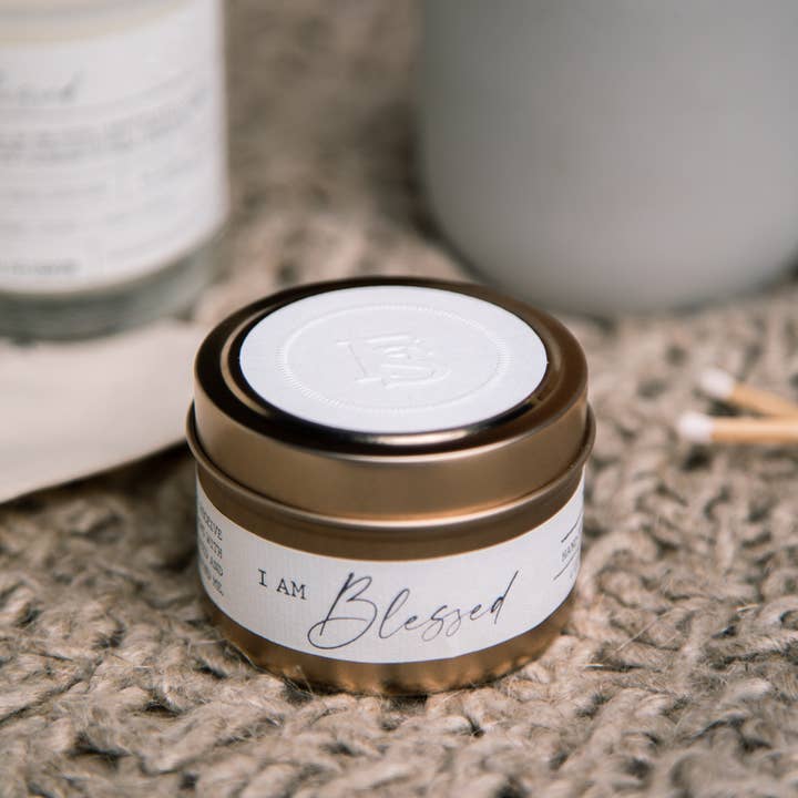 Freedom Studios - Wholesale Travel Candles - I AM Blessed Travel Tin4