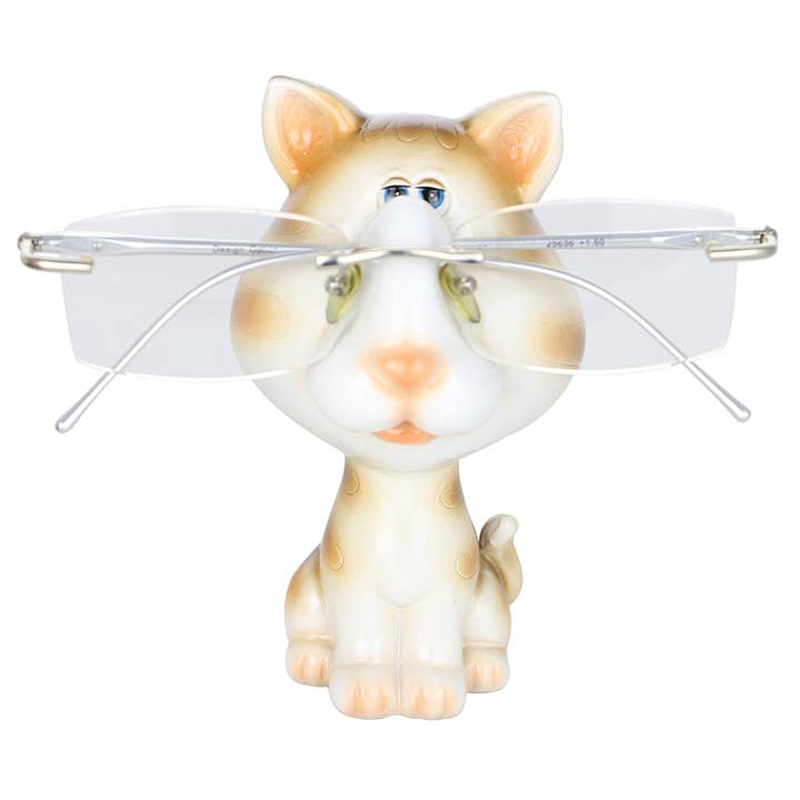 4.5" Eyeglass Holder Cat for wholesale by Three Star IM/EX Inc.