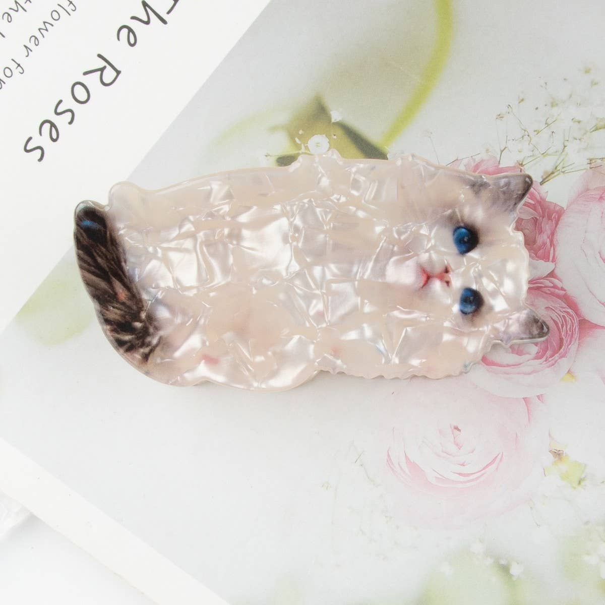 ACCITY - Wholesale Hair Clip - Women's - Cute Cat Hair Claw Clip for Women, Cartoon Style_CWAHA06893