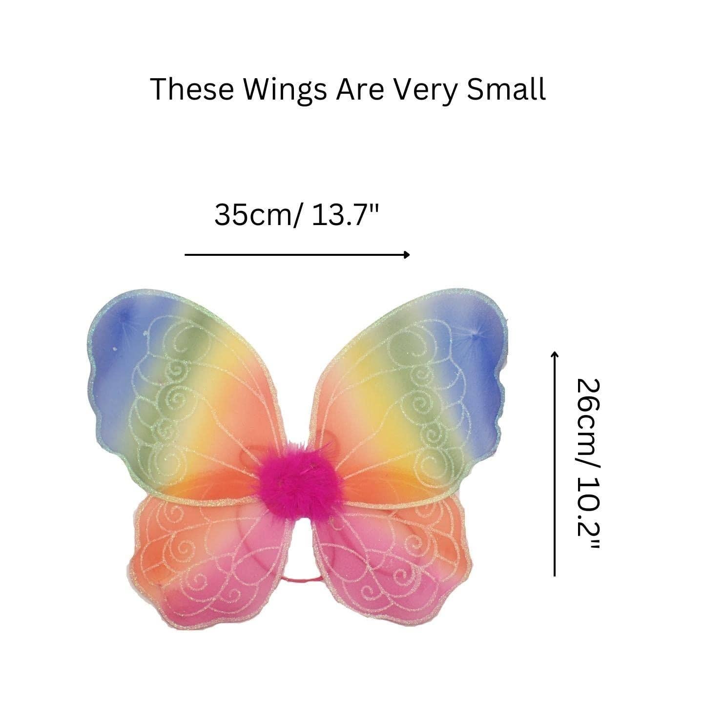 Topkids Accessories - Wholesale Verkleedkleren - Volwassene - Vleugels voor kleine kinderen en peuters, feeënkostuum voor meisjes, engelenkostuum, vlindervleugels, verkleedkleding voor kinderen11
