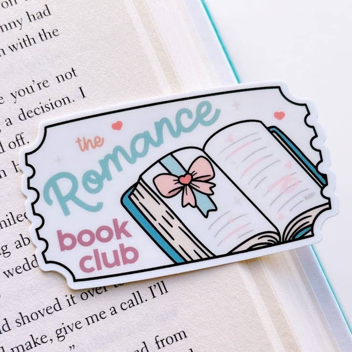 The Romance Book Club Sticker for wholesale by My Secret Copy