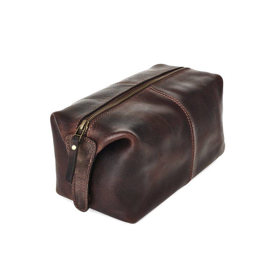 Vida Vida – wholesale Toiletry bag – men's – Groom Leather Wash Bag9