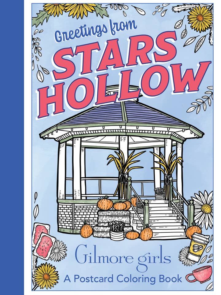 Gilmore Girls: Cartolina da colorare Saluti da Stars Hollow per la vendita all'ingrosso da parte di Insight Editions UK