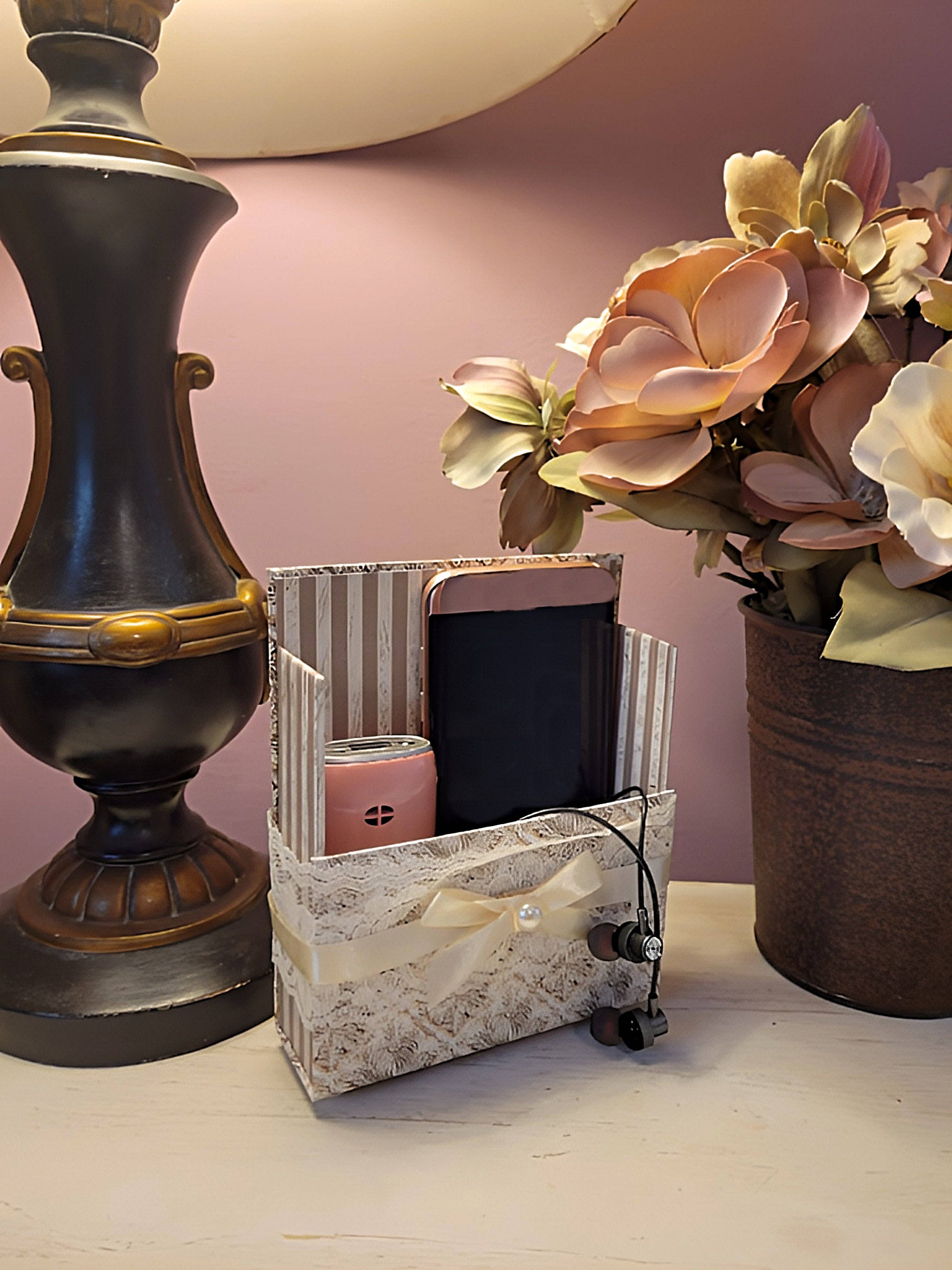 Chic Brico - Wholesale Stationery/Notecard Set - 42-Pc Stationery Gift Box Set w/Desk Organizer, Ivory & Lace7