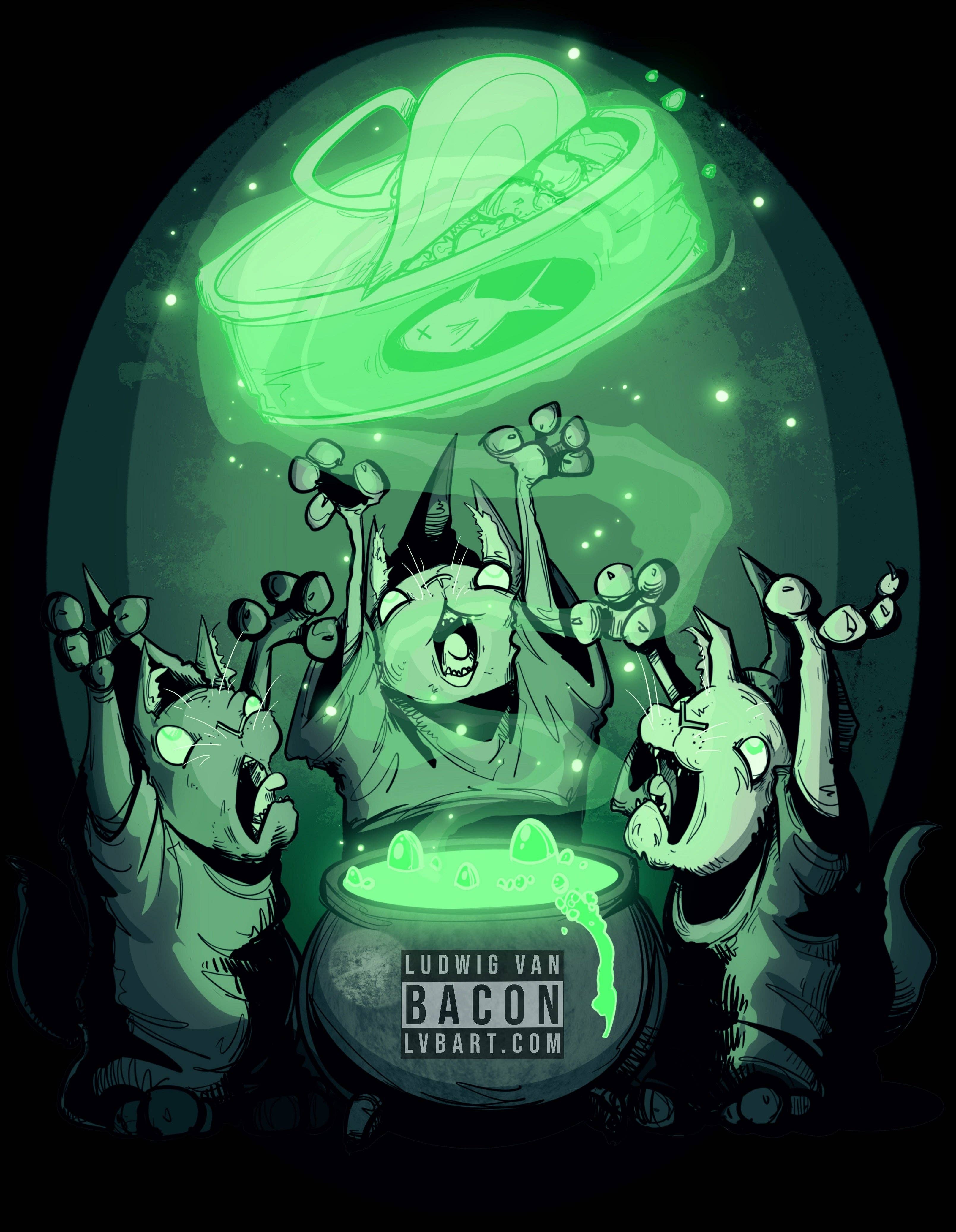 LVB Art – Engroshandel Kunsttryk – Cat Coven Kunsttryk0