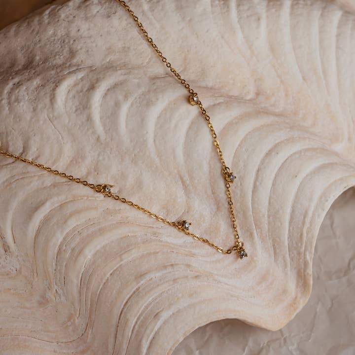 Alessia Zirconia Ketting voor wholesale door Faya & Co.