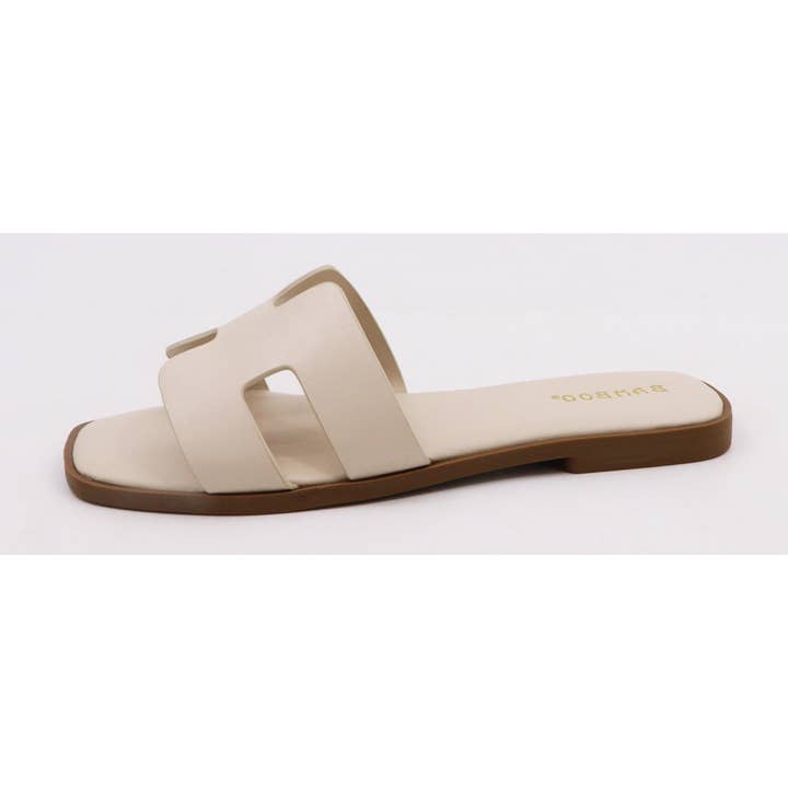 Mars Sky Shoes Wholesale - Wholesale Slides - Women's - Bamboo CONCEPT-27 Women H-cutout Strap Slipon Flat Sandals