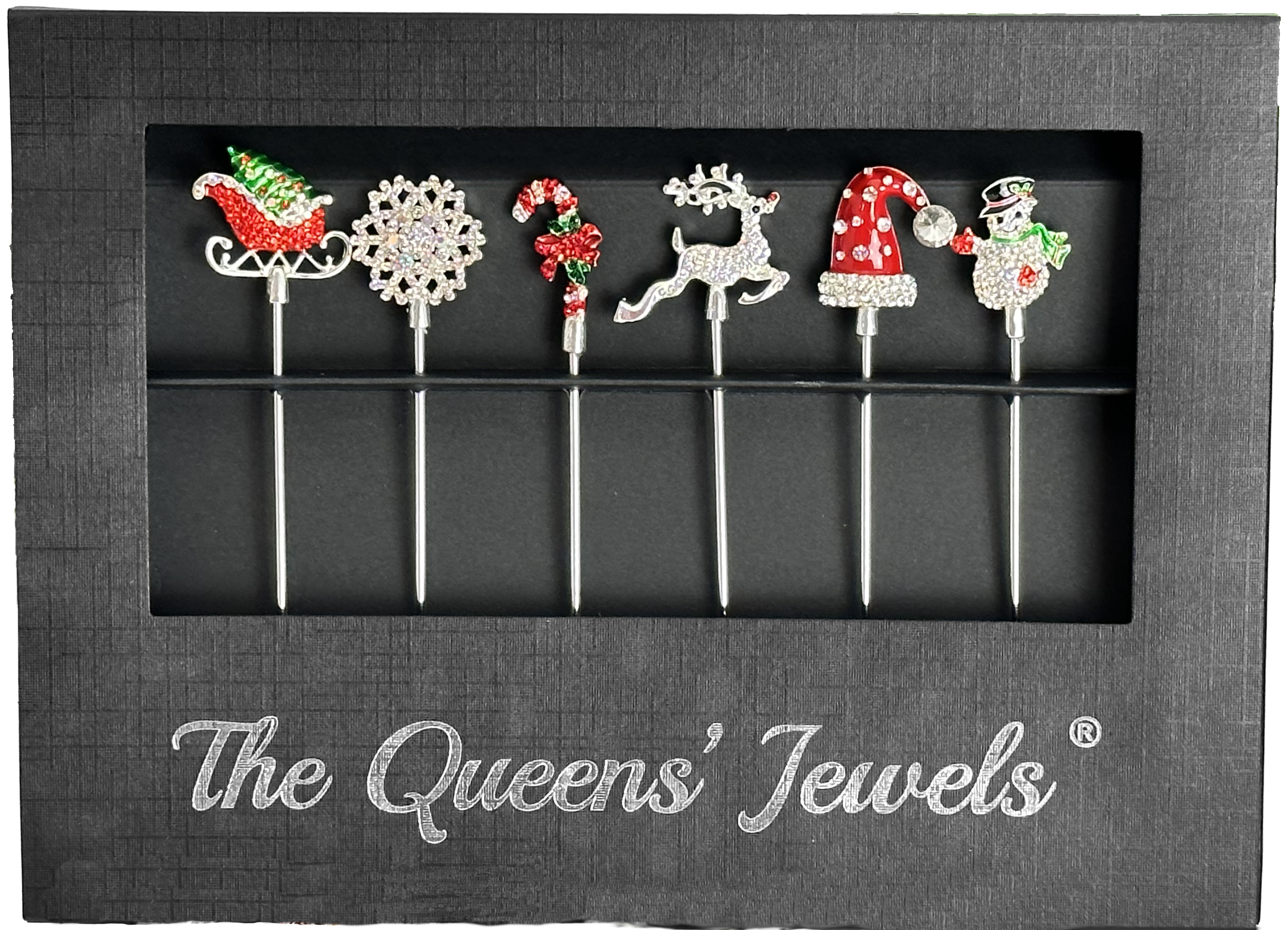 The Queens' Jewels® - Wholesale Cocktail Pick - The Christmas Collection Cocktail Picks2