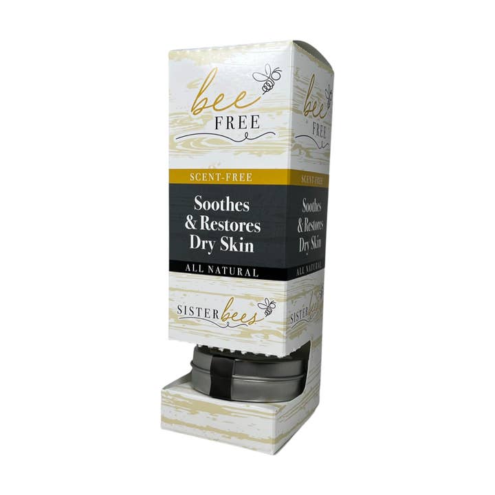 Bee Free- Scent Free- Moisturizing Balm for wholesale by Sister Bees LLC