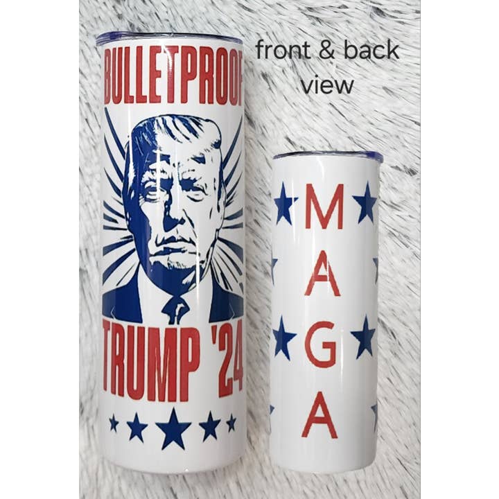 GOBELET EN ACIER INOXYDABLE TRUMP MAGA. pour la vente par BCD