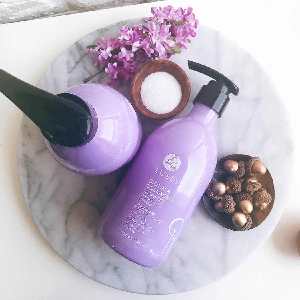 Luseta Beauty - Vente Shampoings - Biotine et collagène shampooing - 16.9 oz2