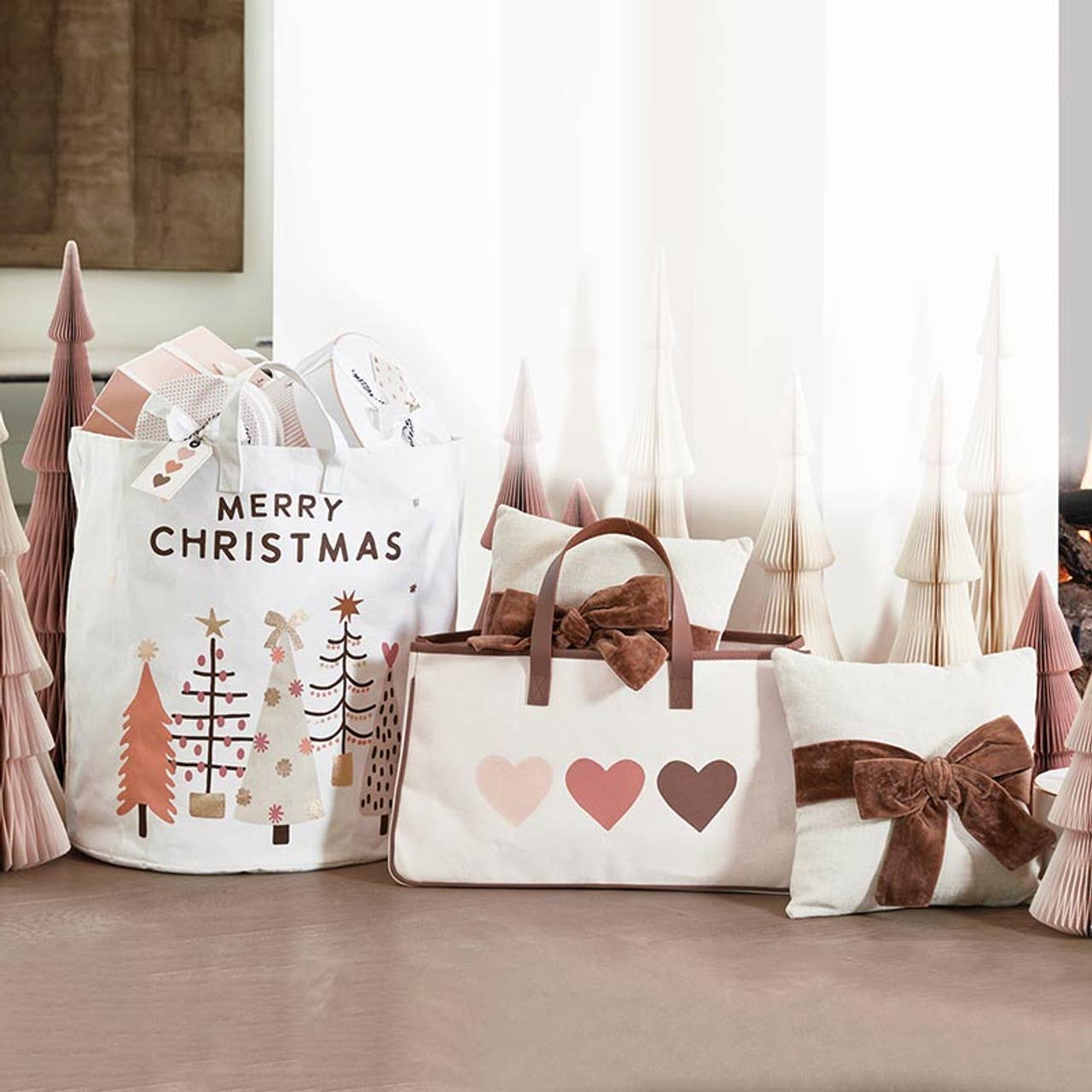 Santa Barbara Design Studio by Creative Brands - Wholesale Throw/Decorative Pillow - Velvet Bow Pillow - Light Brown1