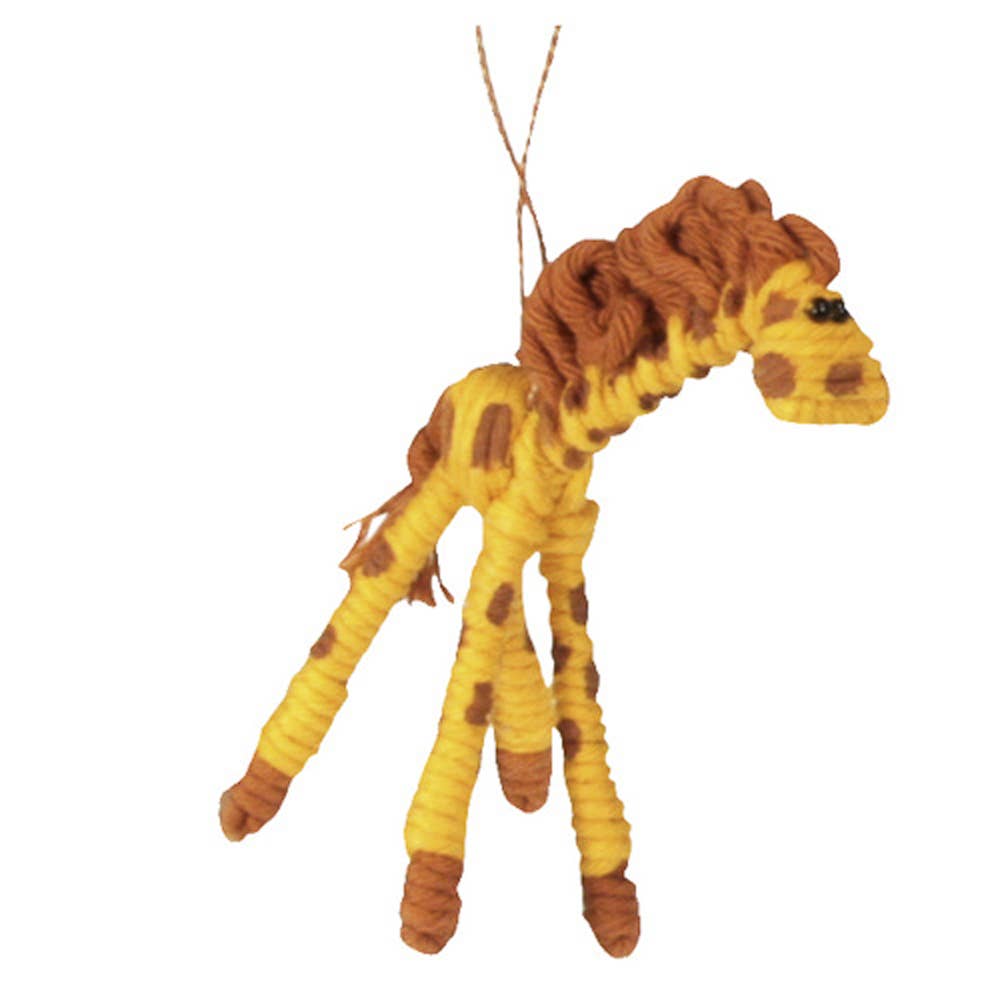 One World Projects - Vendita all'ingrosso Decorazione - Ornamenti Animali Safari in Cotone e Filo3