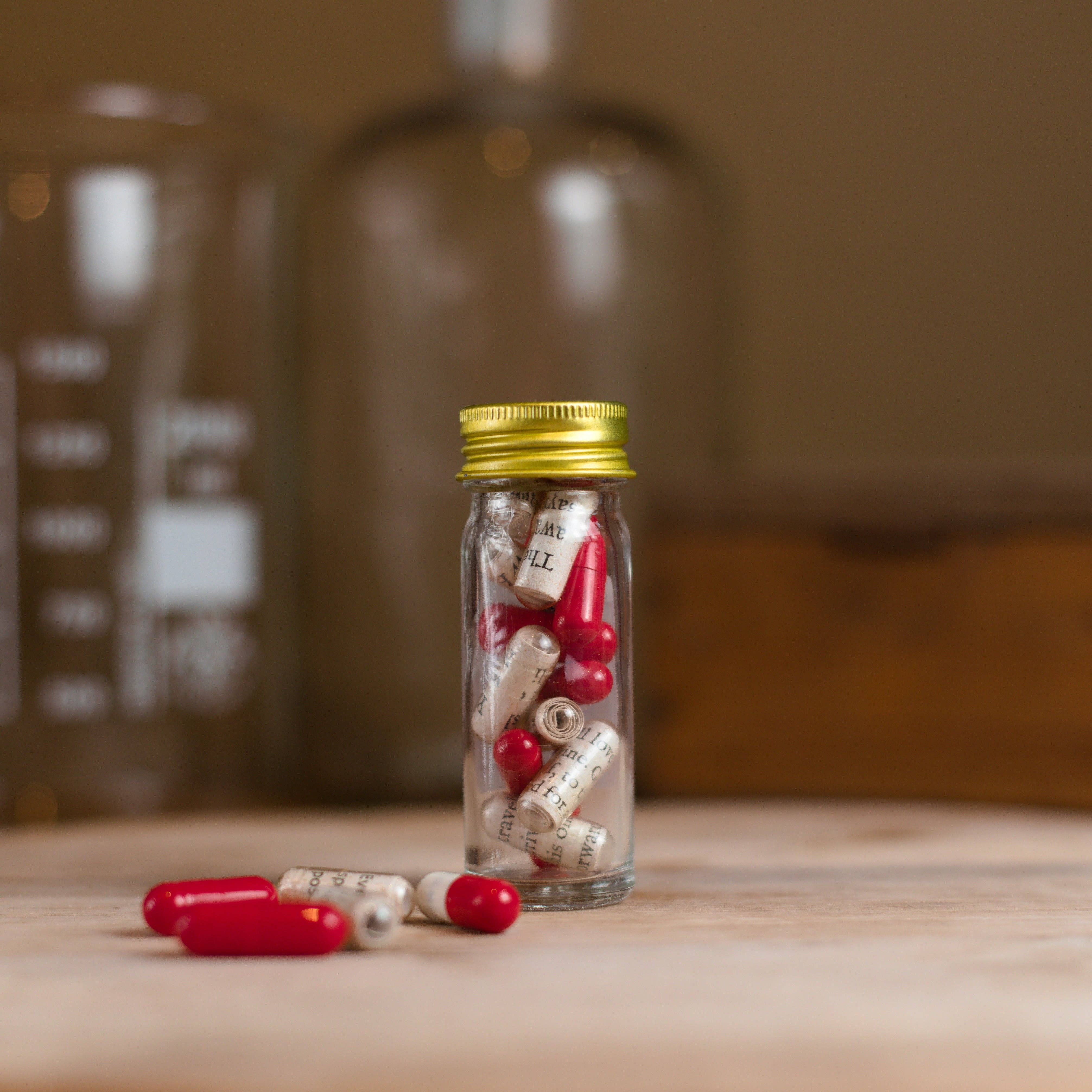 Poetry Pharmacy - Wholesale Poetry & Drama - Boost of Confidence - Poetry Pills (Small)1