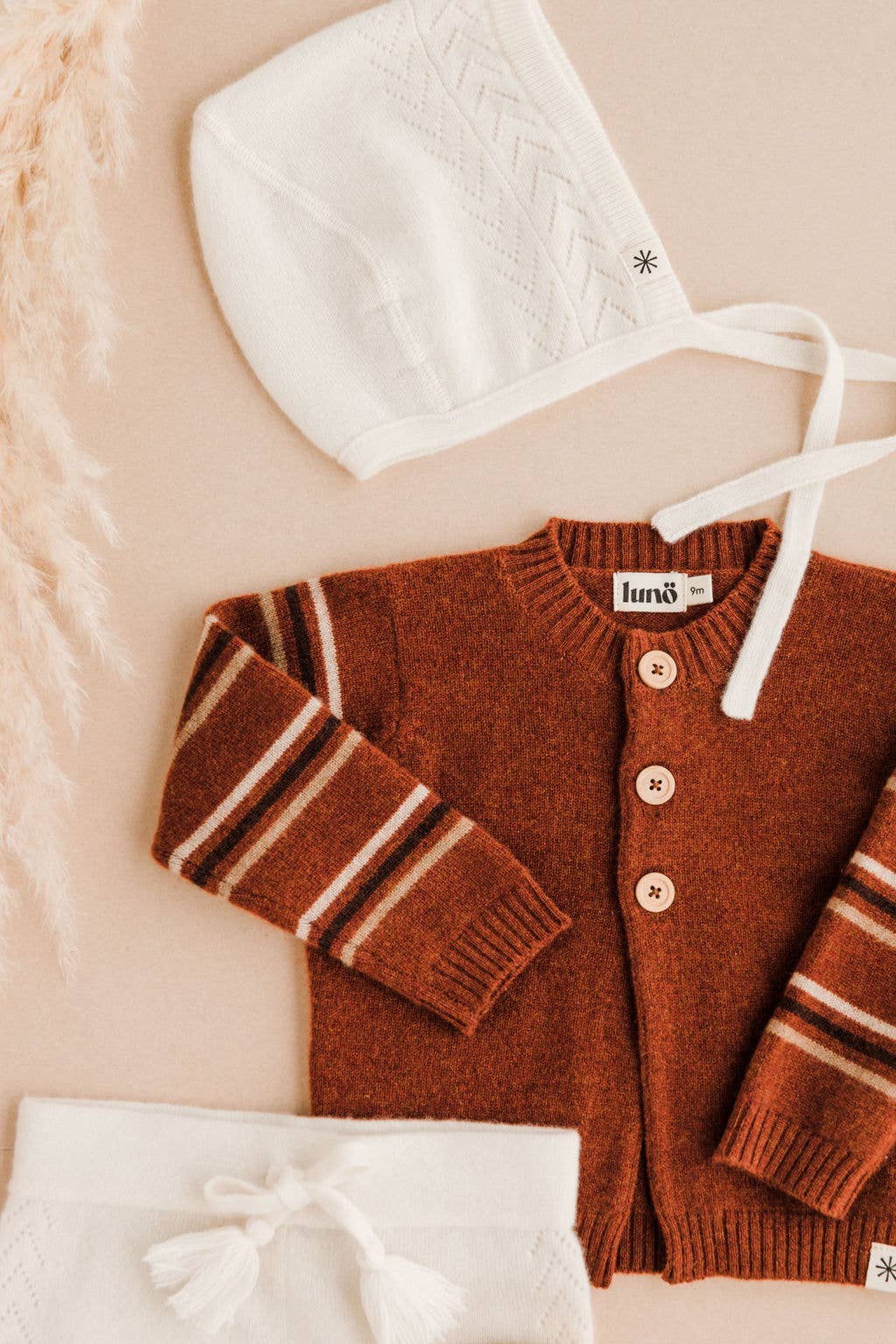 Lunö Tricot - Wholesale Newborn/Knit Hat - Baby - Cashmere Baby Hat - Penelope White13