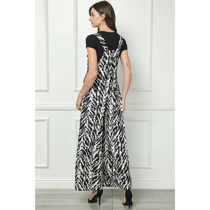 Veveret - Wholesale Jumpsuit - Women's - Embroidered Strap Flowy Jumpsuit49