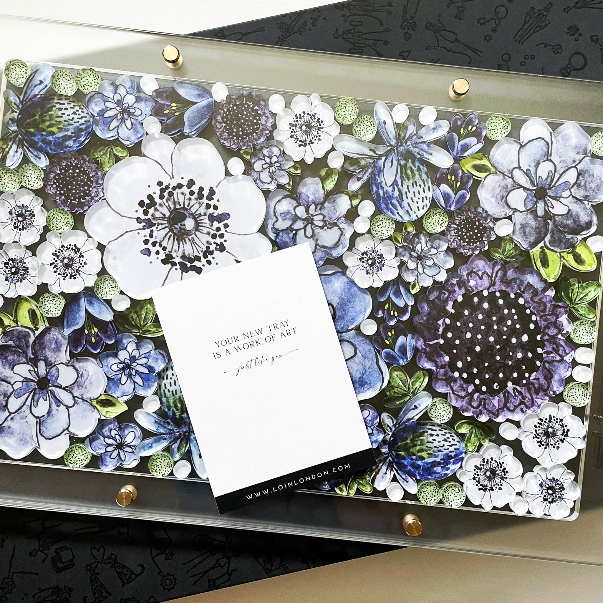 LO in LONDON® - Wholesale Decorative Tray - THE MARGARET ACRYLIC OBSESSION TRAY1