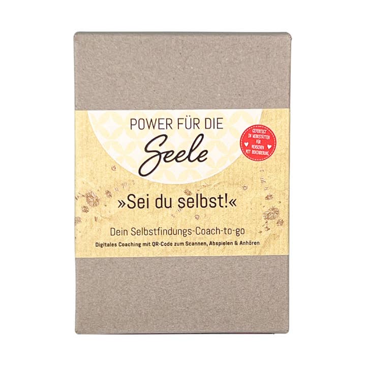 Power for sjælen! Vær dig selv. Din selvværdscoach to go for engroshandel hos Wunderle GmbH