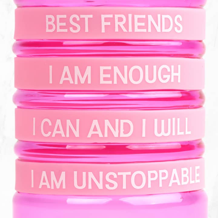 Myga Eco - Wholesale Water Bottle - Kids Rabbit Positivity Band Water Bottles