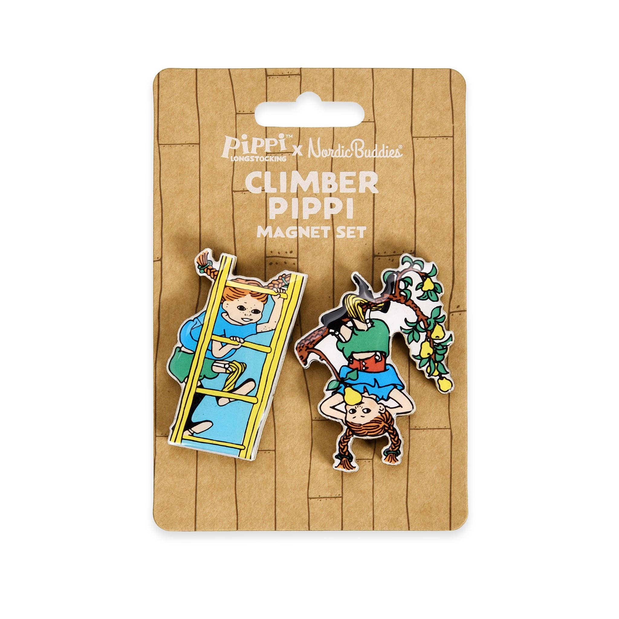 Nordicbuddies - Wholesale Magnet - Pippi Character Magnets0