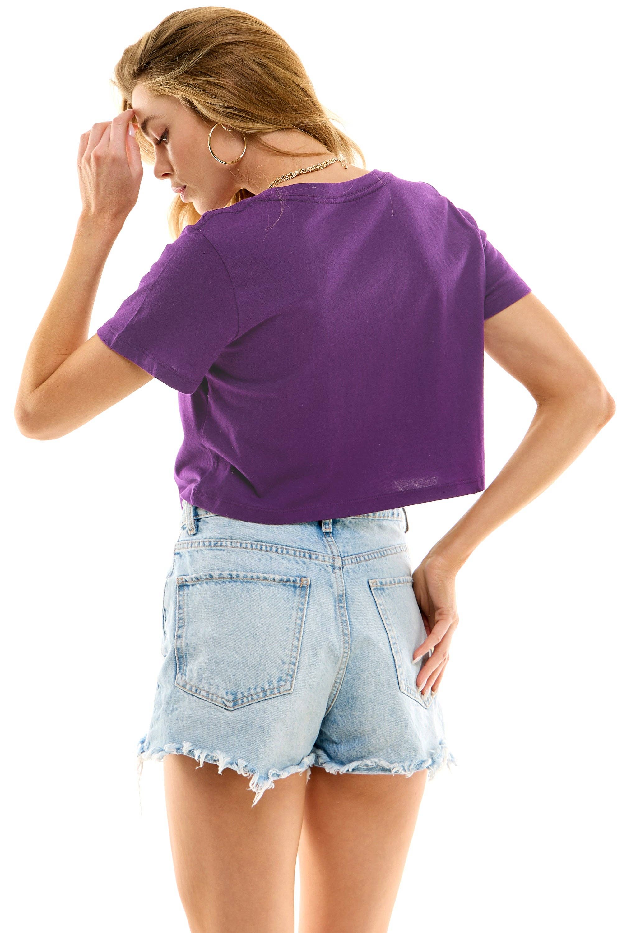 LOVING PEOPLE - Wholesale T-Shirt - Women's - Premium Cotton Crop Tees101