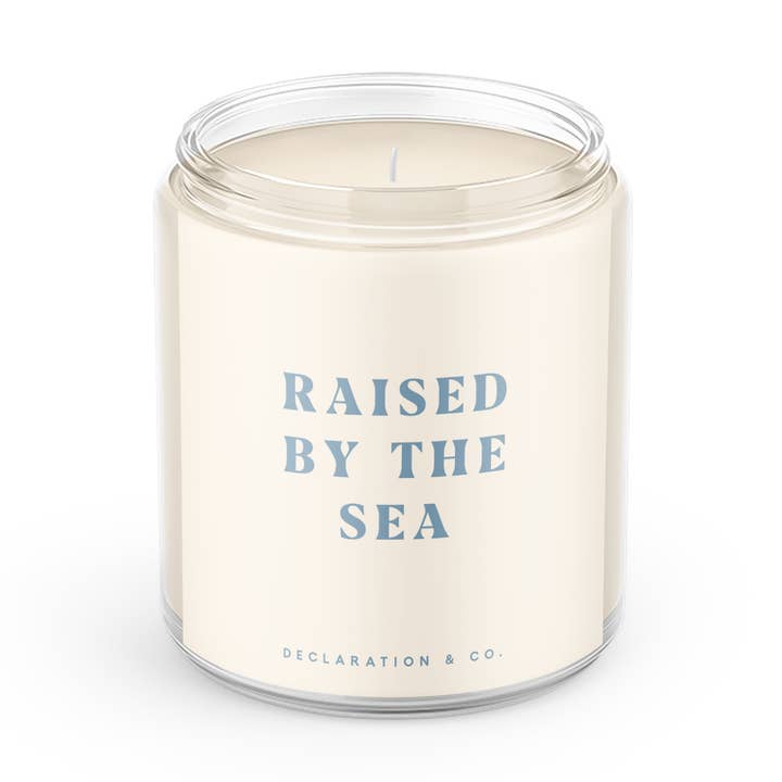 Raised by the Sea Candle - 8 oz. for wholesale by Declaration & Co
