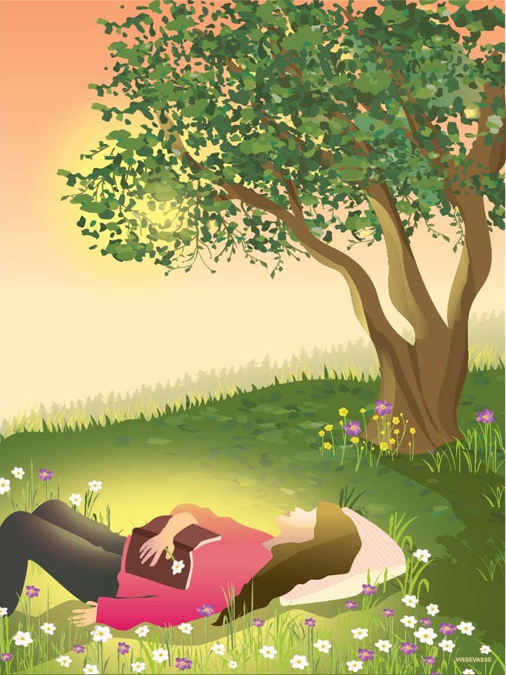 TAKING A NAP - poster for engroshandel hos ViSSEVASSE