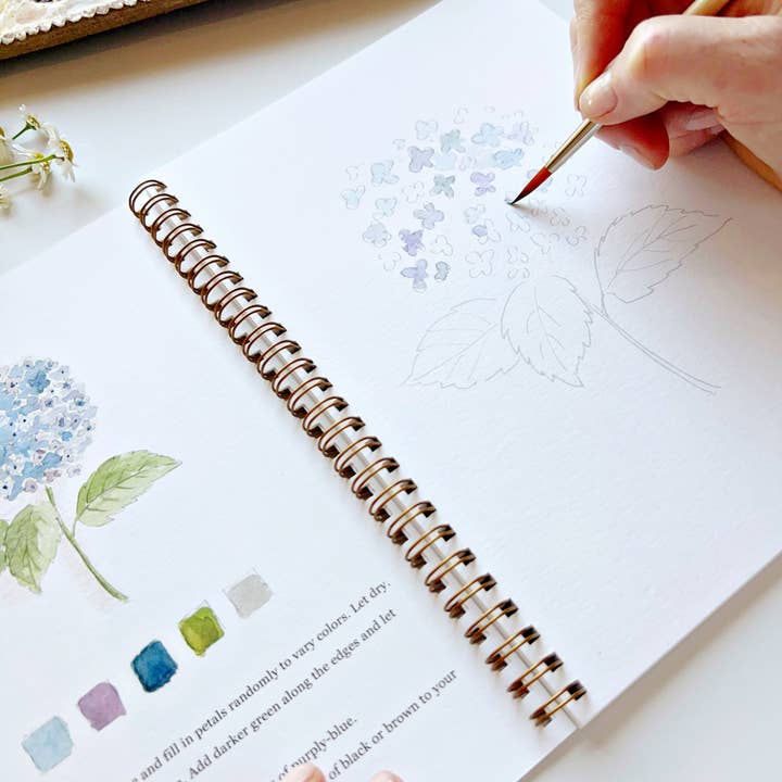 emily lex studio - Wholesale Sketchbook/Sketchpad - flowers watercolor workbook