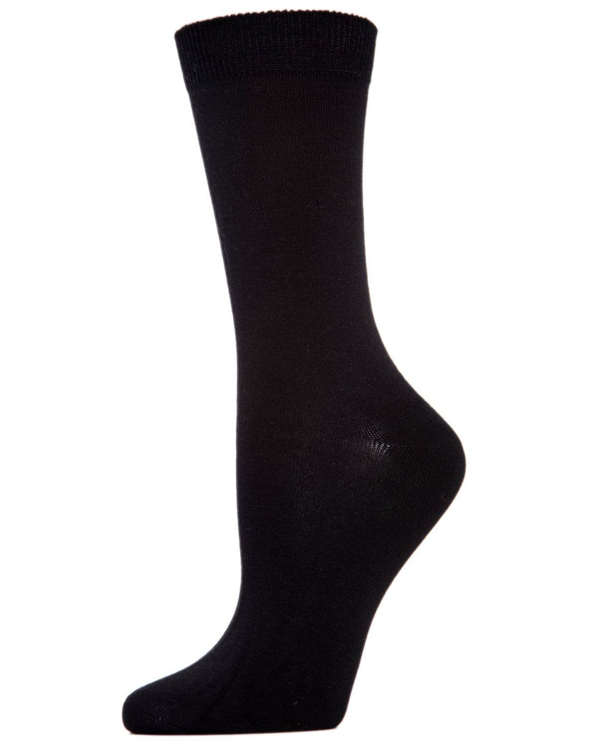 Infinity Classics International Inc. - Wholesale Socks - Women's - MeMoi Hand-Linked Bamboo Crew Socks1